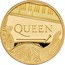 UK 200 Pounds Music Legends - Queen 2020 Proof QUEEN coin reverse