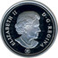 Canada 25 Cents (Caribou) KM# 493a ELIZABETH II D G REGINA coin obverse
