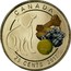 Canada 25 Cents Dog 2017  CANADA 25 CENTS 2017 coin reverse
