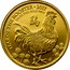 UK 25 Pounds Year of the Rooster 2017 Bullion YEAR OF THE ROOSTER 2017 1/4 OZ FINE GOLD 999.9 鷄 coin reverse