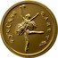 Russia 25 Rubles (Ballet Ballerina) Y# 417a РУССКИЙ БАЛЕТ coin reverse