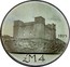 Malta 4 Pounds (St. Agatha's Tower) KM# 33 1975 £M 4 coin reverse