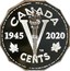 Canada 5 Cents 75th Anniversary of D-Day 2020 Proof CANADA 1945 2020 CENTS coin reverse