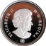 Canada 5 Cents (A Beaver) ELIZABETH II D G REGINA coin obverse
