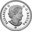 Canada 5 Cents (Beaver) ELIZABETH II D G REGINA coin obverse