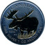 Canada 5 Dollars Moose 2012 UNC KM# 1241a CANADA 9999 WW FINE SILVER 1 OZ ARGENT PUR coin reverse