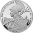 UK 5 Pence Britannia in profile 2015 Proof 1/40 OZ FINE SILVER 999 2015 BRITANNIA coin reverse