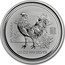 Australia 50 Cents Lunar Rooster 2005 KM# 814 2 0 0 5 雞 1/2 OZ 999 SILVER coin reverse