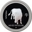 Australia 50 Cents Year of the Ox 2009 P Proof 牛 2 0 0 9 1/2 OZ 999 SILVER coin reverse