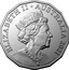 Australia 50 Cents Year of the Ox 2021 UNC in Coincard - Mintage tba ELIZABETH II AUSTRALIA 2021 JC coin obverse