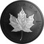 Canada 50 Dollars Maple Leaf Black 2020 Proof 9999 CANADA 9999 FINE SILVER 3 OZ ARGENT PUR coin reverse