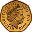 UK 50 Pence 100th Anniversary of Girl Guiding 2010 KM# 1165b ELIZABETH II D G REG F D 2010 coin obverse