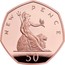 UK 50 Pence 50th Anniversary of the 50 New Pence 2019 Proof NEW PENCE 50 coin reverse