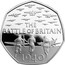 UK 50 Pence Battle of Britain. Piedfort 2015 Proof THE BATTLE OF BRITAIN GB 1940 coin reverse