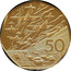 UK 50 Pence D-Day Landing Piedfort 2009 50 PENCE coin reverse