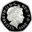 UK 50 Pence Girl Guides. Piedfort 2010 KM# P99 ELIZABETH II D G REG F D 2010 coin obverse
