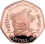 UK 50 Pence Hylaeosaurus 2020 HYLAEOSAURUS MANTELL 1833 coin reverse