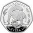 UK 50 Pence Iguanodon 2020 Proof IGUANODON MANTELL 1825 coin reverse