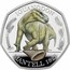 UK 50 Pence Iguanodon Colored 2020 IGUANODON MANTELL 1825 coin reverse