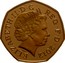 UK 50 Pence London 2012 Olympics - Tennis 2012 ELIZABETH II D G REG F D 2012 coin obverse