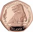 UK 50 Pence Megalosaurus 2020 MEGALOSAURUS BUCKLAND 1824 coin reverse