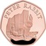 UK 50 Pence Peter Rabbit 2020 Proof PETER RABBIT coin reverse