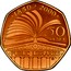 UK 50 Pence (Public Library Act) 1850 2000 50 PENCE PUBLIC LIBRARUES coin reverse