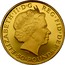 UK 50 Pounds Britannia Owl 2013 KM# 1272 ELIZABETH II D G REG FID 50 POUNDS coin obverse