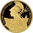 UK 500 Pounds Britannia facing left 2015 5 OZ FINE GOLD 999.9 2015 BRITANNIA coin reverse