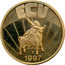 Greece ECU Map of Greece 1997 UNC ECU 1997 coin reverse