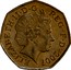 UK Fifty Pence Scouting Movement. Piedfort 2009 ELIZABETH II D G REG F D 2007 coin obverse
