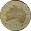 Australia One Florin (Edward VII) KM# Pn7 ONE FLORIN TWO SHILLINGS AUSTRALIA 1909 coin reverse