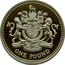 UK One Pound Royal Arms 2008 KM# 993c ONE POUND coin reverse