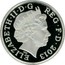 UK One Pound Wales Floral (Piedfort) 2013 Proof ELIZABETH∙II∙D∙G REG∙F∙D∙2013 IRB coin obverse