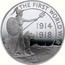 UK Ten Pounds World War I 2014 Proof THE FIRST WORLD WAR 1914 1918 JB 2014 coin reverse