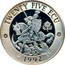 UK Twenty Five ECU St George 1992 UNC TWENTY FIVE ECU 25 1992 coin reverse
