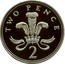 UK Two Pence Badge of Prince of Wales 2008 KM# 987d TWO PENCE 2 coin reverse