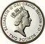 UK Two Pounds 300th Anniversary Bank of England (Piedfort) 1994 Proof KM# P19 ELIZABETH∙II∙DEI∙GRATIA∙REGINA∙F∙D ∙ TWO POUNDS ∙ RDM coin obverse
