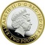 UK Two Pounds Royal Navy (Piedfort) 2015  ELIZABETH∙II∙DEI∙GRA∙REG∙FID∙DEF IRB ∙TWO POUNDS∙ coin obverse