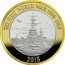 UK Two Pounds Royal Navy (Piedfort) 2015  THE FIRST WORLD WAR 1914-1918 2015 coin reverse