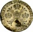 Belgium 1/2 Kronenthaler 1756 (a) KM# 20 Standart Coinage GERM JERO REX LOTH BAR MAG HET DUX 1756 coin reverse