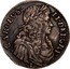 UK 1/2 Merk Charles II 1669 KM# 101 CAROLVS II DEI GRA coin obverse