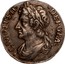UK 1/2 Merk Charles II 1677 KM# 112 CAROLUS II DEI GRA coin obverse