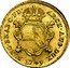 Belgium 1/2 Souverain D'or Maria Theresa 1749 (h) R KM# 9 ARCH AUS DUX BURG BRAB C FL 1749 coin reverse
