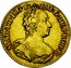 Belgium 1/2 Souverain D'or Maria Theresia 1756 (h) R KM# 17 MAR TH D G R JMP.G HUN BOH R coin obverse