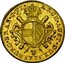 Belgium 1/2 Souverain D'or 1775 (b) KM# 26 Trade Coinage ARCH AUS DUX BURG BRAB C FL coin reverse
