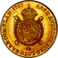 Belgium 1/2 Souverain D'or Joseph II 1787 F KM# 35 ARCH AVST DVX BVRG LOTH BRAB COM FLAN 1787 coin reverse