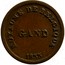 Belgium 1 Centime 1833 KM# 5 Ghent ROYAUME DE BELGIQUE GA ND 1833 coin obverse