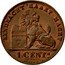 Belgium 1 Centime 1887 KM# 34.2 Decimal Coinage EENDRACHT MAAKT MACHT 1 CENTM. BELGISCHE GRONDWET 1831 BRAEMT F. coin reverse