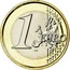 Belgium 1 Euro (Albert II - 2nd map - 2nd type - 1st portrait) KM# 301 1 EURO LL coin reverse